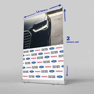 Show details for Ultra Wide 1500mm Roller Banner